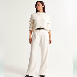 Abercrombie and Fitch Sloan Curve Love crepe trousers